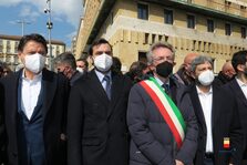 Una foto della marcia di Libera