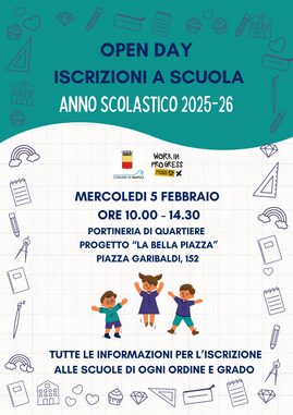 Open Day - Iscrizioni a.s. 2025/26