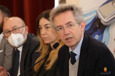 Il Sindaco Manfredi all'inaugurazione di Nauticsud alla Mostra d'Oltremare