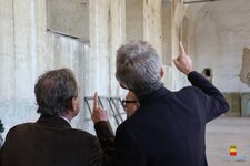 Aa Palazzo Fuga sopralluogo congiunto del Ministro della Cultura Sangiuliano con il Sindaco Manfredi