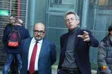 Aa Palazzo Fuga sopralluogo congiunto del Ministro della Cultura Sangiuliano con il Sindaco Manfredi