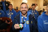 In sala Giunta la Napoli Futsal vincitrice della Coppa Italia