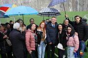 Inaugurato un campetto di calcio per le ragazze e i ragazzi del rione Amicizia 