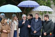 Inaugurato un campetto di calcio per le ragazze e i ragazzi del rione Amicizia 