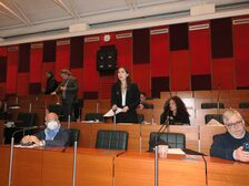 Una foto della seduta del Consiglio