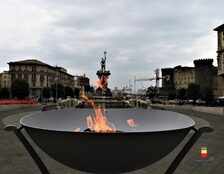 La fiaccola di Special Olympics in tour in occasione dei Giochi Nazionali Estivi di Torino è arrivata a Piazza Municipio