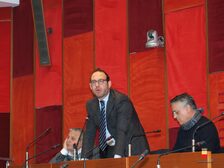 Una foto della seduta del Consiglio