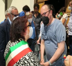 L'assessore Armato ai funerali di Antonio Casagrande