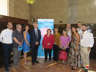 La presentazione di "Vedi Napoli e poi torni" al Maschio Angioino
