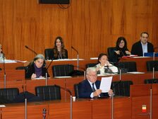 Una foto della seduta del Consiglio