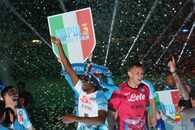 Il Sindaco alla festa per lo scudetto allo stadio Maradona