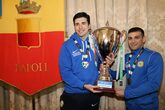 In sala Giunta la Napoli Futsal vincitrice della Coppa Italia