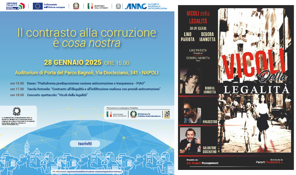 Il contrasto alla corruzione è cosa nostra