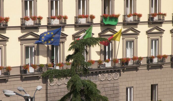 Facciata di palazzo San Giacomo