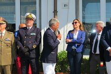 Una foto della inaugurazione della gara velica