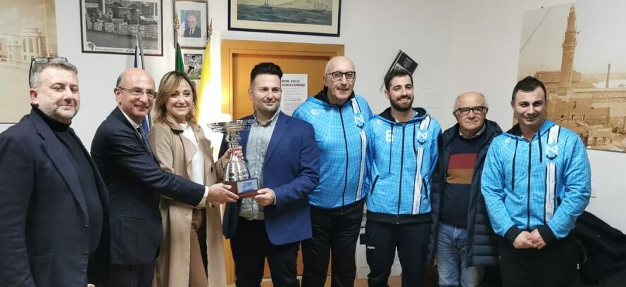 L'Assessore Emanuela Ferrante ha ricevuto a Palazzo San Giacomo i campioni della Napoli Volley