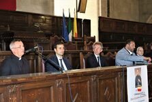 Un momento della cerimonia al Maschio Angioino