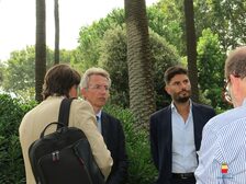 Lavori in Villa Comunale e restauro della statua del Fauno con cembali