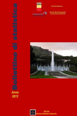 copertina bollettino di statistica 2012