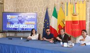 Presentazione del concerto di Franco Ricciardi allo stadio Maradona