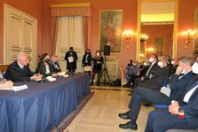 Una foto dell'accordo firmato oggi