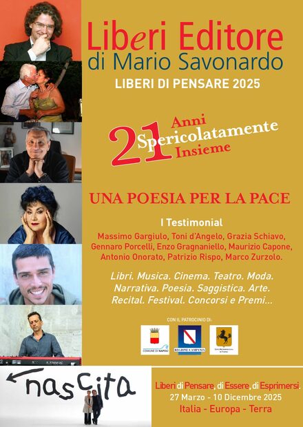 Liberi di Pensare 2025 di Mario Savonardo. Una Poesia per la Pace