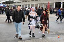 Una foto dal Comicon alla Mostra d'Oltremare
