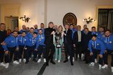 In sala Giunta la Napoli Futsal vincitrice della Coppa Italia