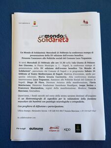 Presentato lo spettacolo di beneficenza “Un mondo di solidarietà”